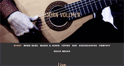 Desktop Screenshot of bjoernvollmer.com